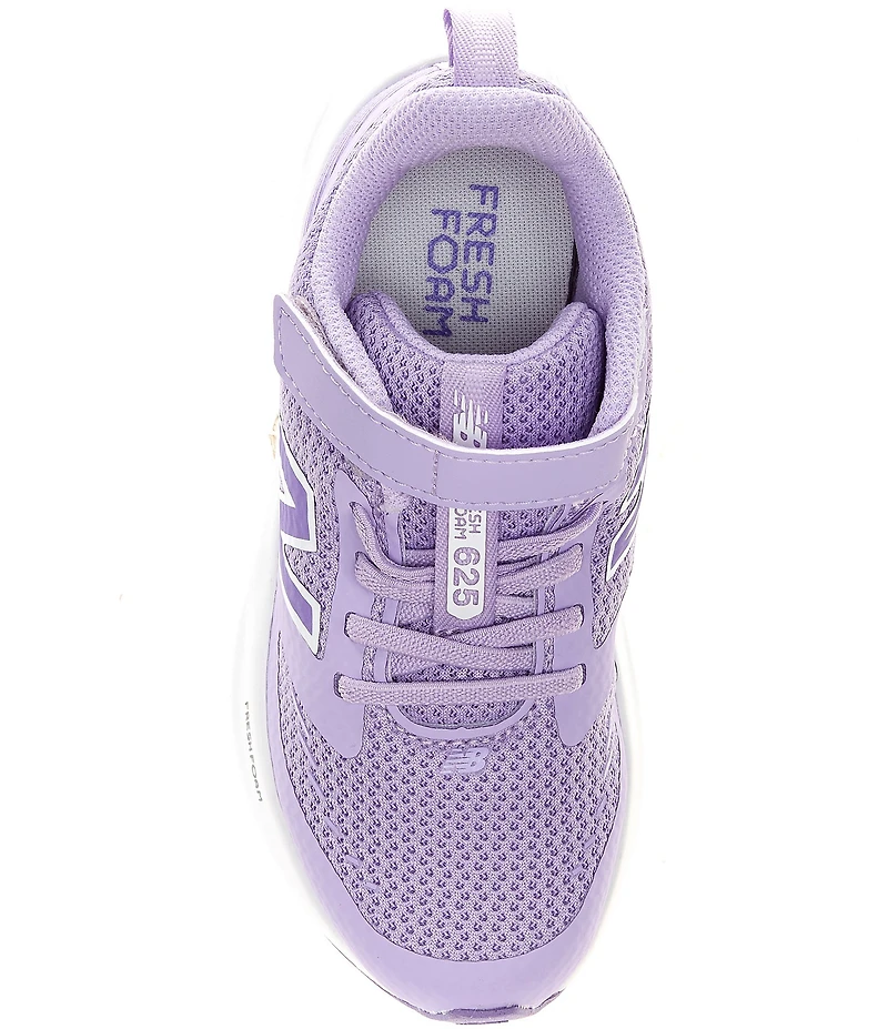 New Balance Girls' Fresh Foam 625 Hook-and-Loop Running Shoes (Youth)