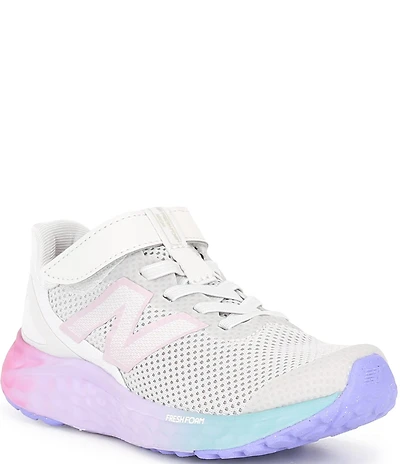 New Balance Girls' Fresh Foam Arishi V4 Hook-and-Loop Running Shoes (Youth)