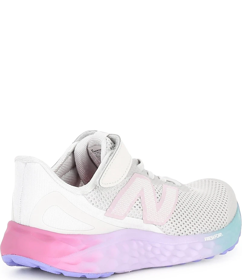 New Balance Girls' Ombre Fresh Foam Arishi V4 Hook-and-Loop Running Shoes (Infant)