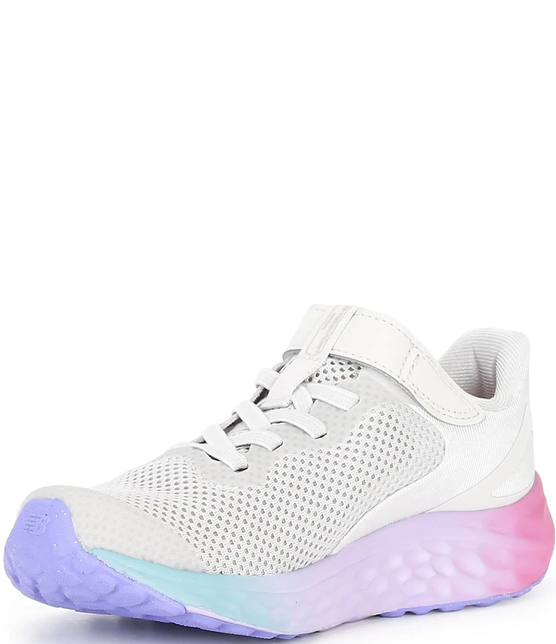 New Balance Girls' Ombre Fresh Foam Arishi V4 Hook-and-Loop Running Shoes (Infant)
