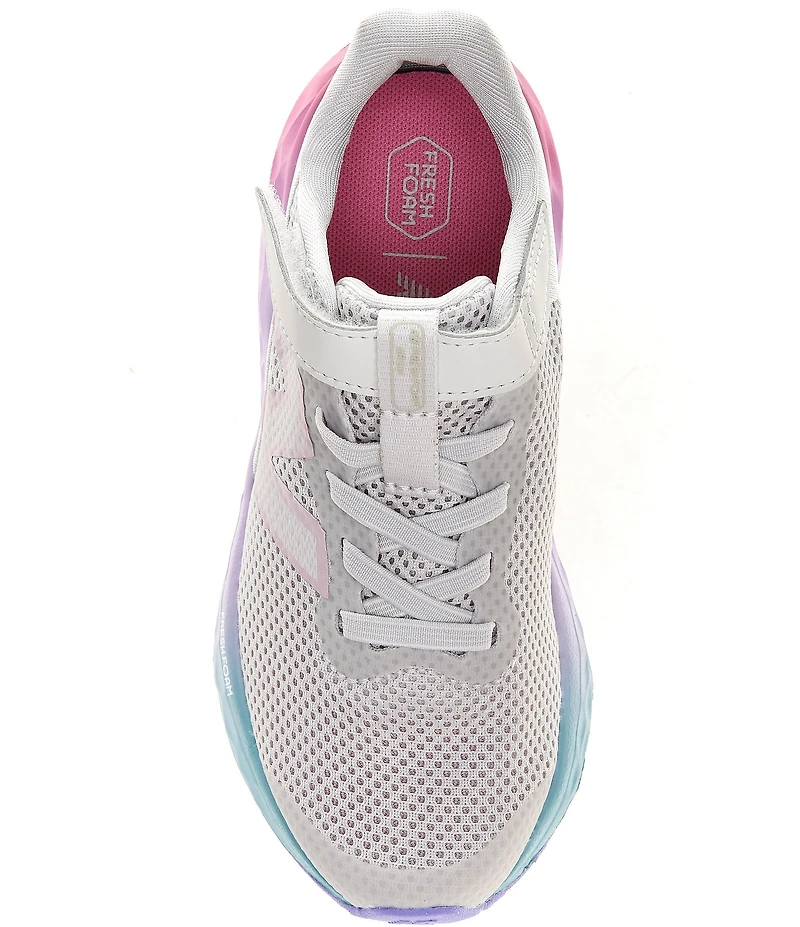 New Balance Girls' Ombre Fresh Foam Arishi V4 Hook-and-Loop Running Shoes (Infant)