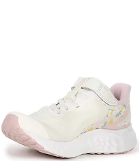 New Balance Girls' Floral Fresh Foam Arishi V4 Hook-and-Loop Running Shoes (Toddler)