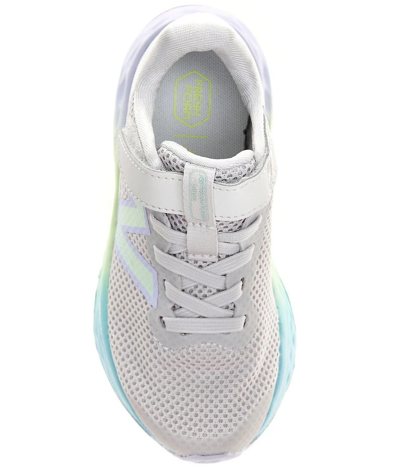 New Balance Girls' Ombre Fresh Foam Arishi V4 Hook-and-Loop Running Shoes (Toddler)