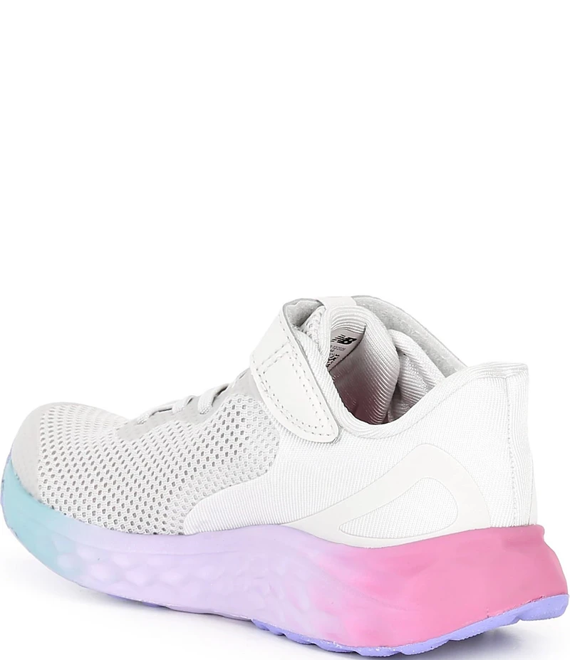 New Balance Girls' Ombre Fresh Foam Arishi V4 Hook-and-Loop Running Shoes (Toddler)
