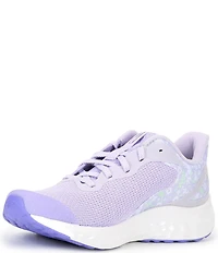 New Balance Girls' Floral Fresh Foam Arishi V4 Lace Up Running Shoes (Youth)