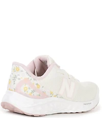 New Balance Girls' Floral Fresh Foam Arishi V4 Lace Up Running Shoes (Youth)