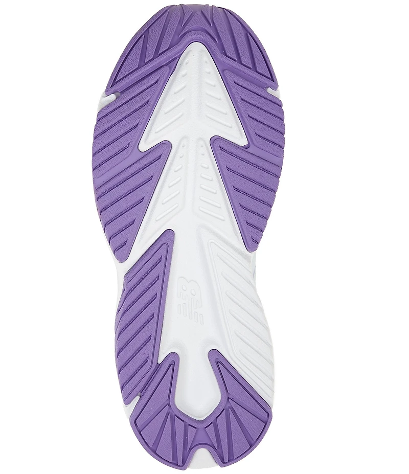 New Balance Girls' Rave Run V2 Bungee Lace with Top Strap Running Sneakers (Youth)