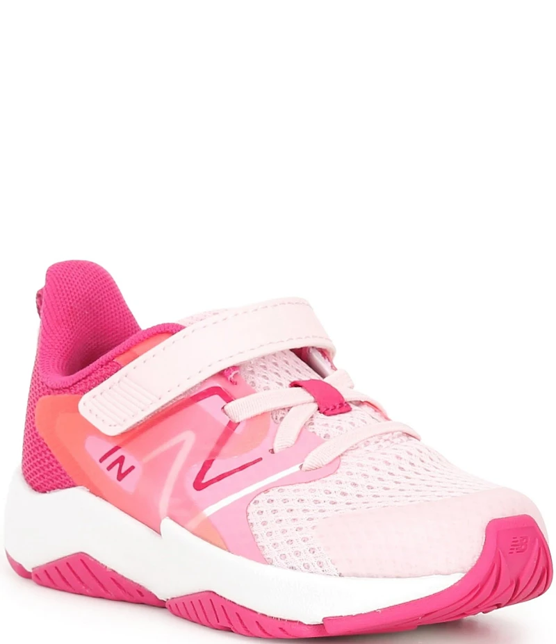 New Balance Girls' Rave Run V2 Hook-and-Loop Running Shoes (Toddler)