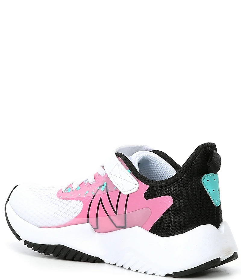 New Balance Girls' Rave Run V2 Hook-and-Loop Running Shoes (Toddler)