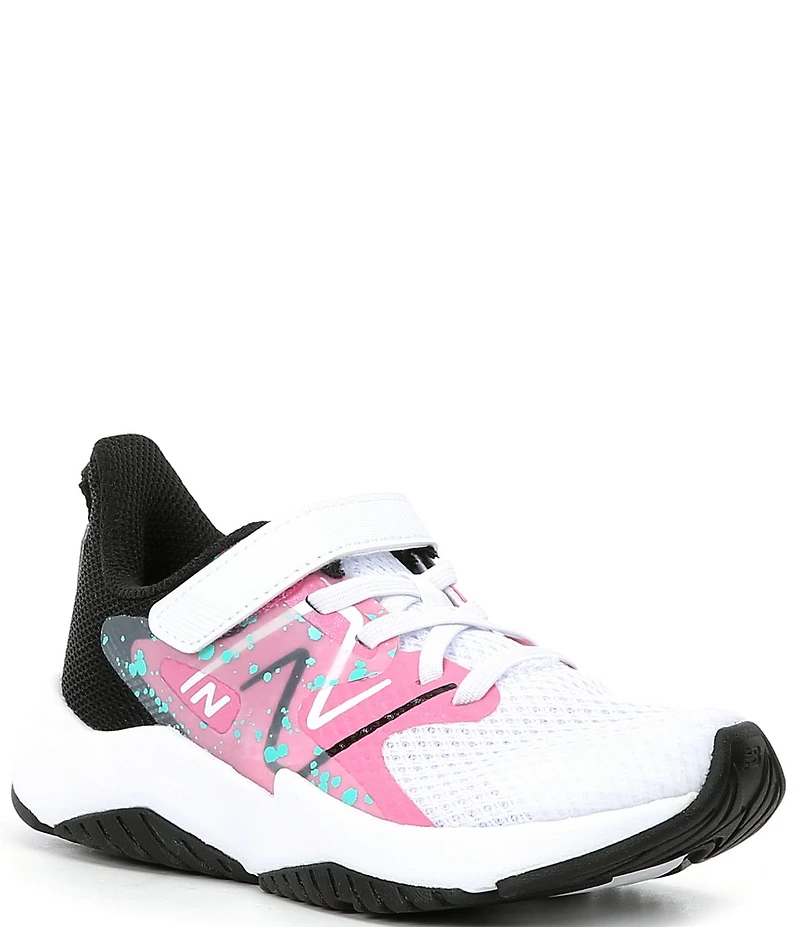 New Balance Girls' Rave Run V2 Hook-and-Loop Running Shoes (Youth)