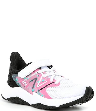 New Balance Girls' Rave Run V2 Hook-and-Loop Running Shoes (Youth)