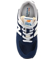New Balance Kids' 574 Suede and Mesh Sneakers (Youth)
