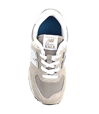 New Balance Kids' 574 Suede and Mesh Sneakers (Youth)