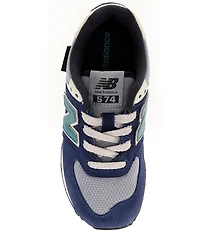 New Balance Kids' 574 Suede and Mesh Sneakers (Youth)