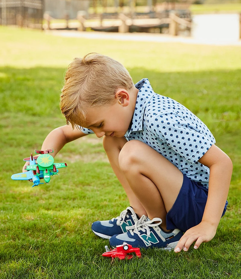 New Balance Kids' 574 Suede and Mesh Sneakers (Youth)