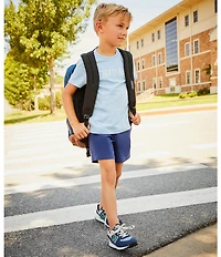 New Balance Kids' 574 Suede and Mesh Sneakers (Youth)