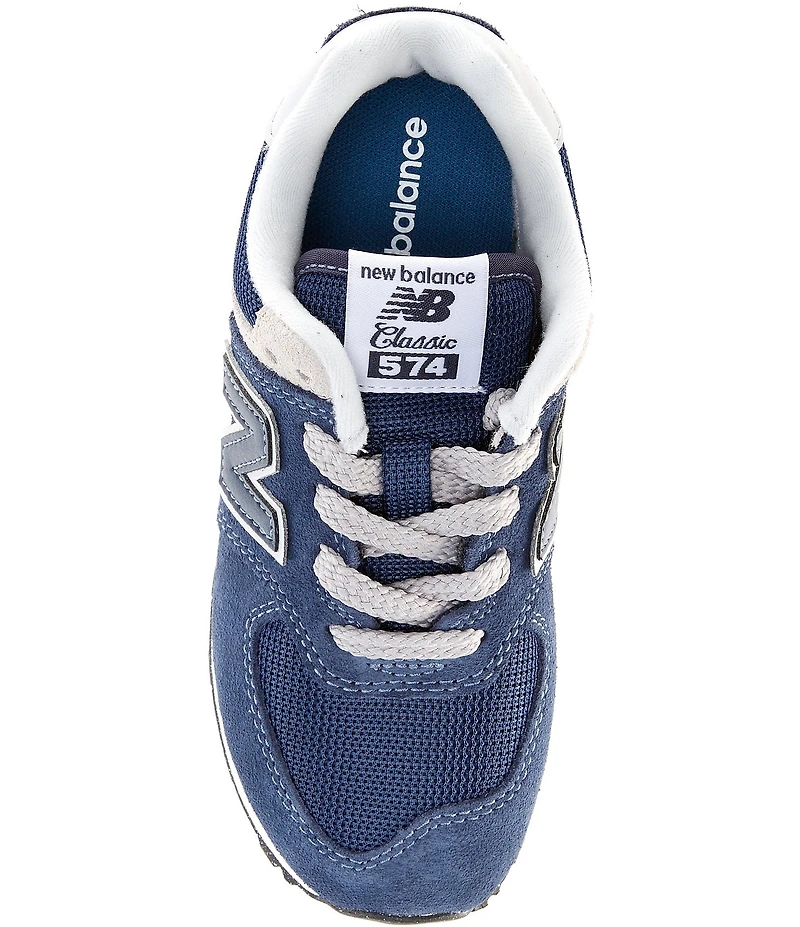 New Balance Kids' 574 Suede and Mesh Sneakers (Youth)