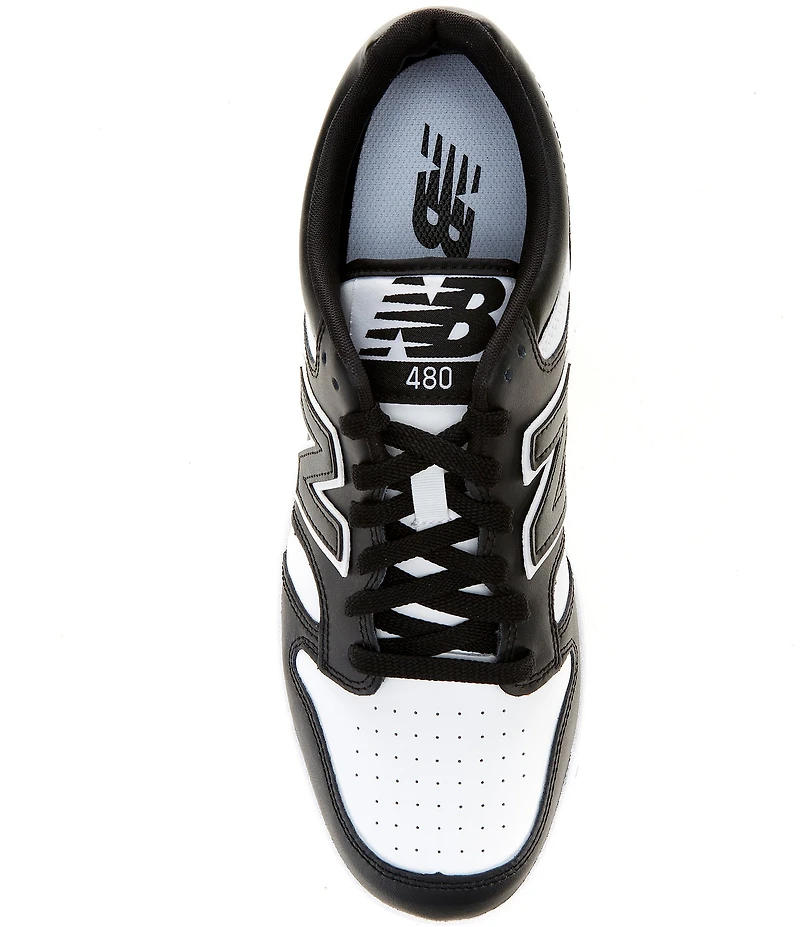 New Balance Men's 480 Leather Perforated Detail Sneakers