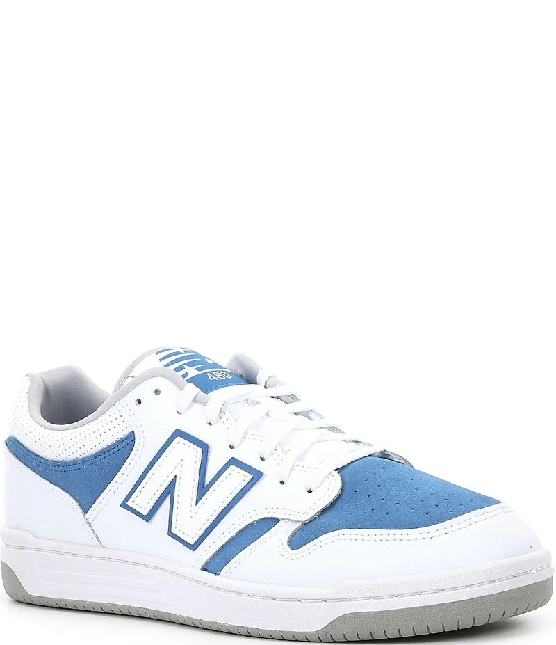New Balance Men's 480 Leather Perforated Detail Sneakers