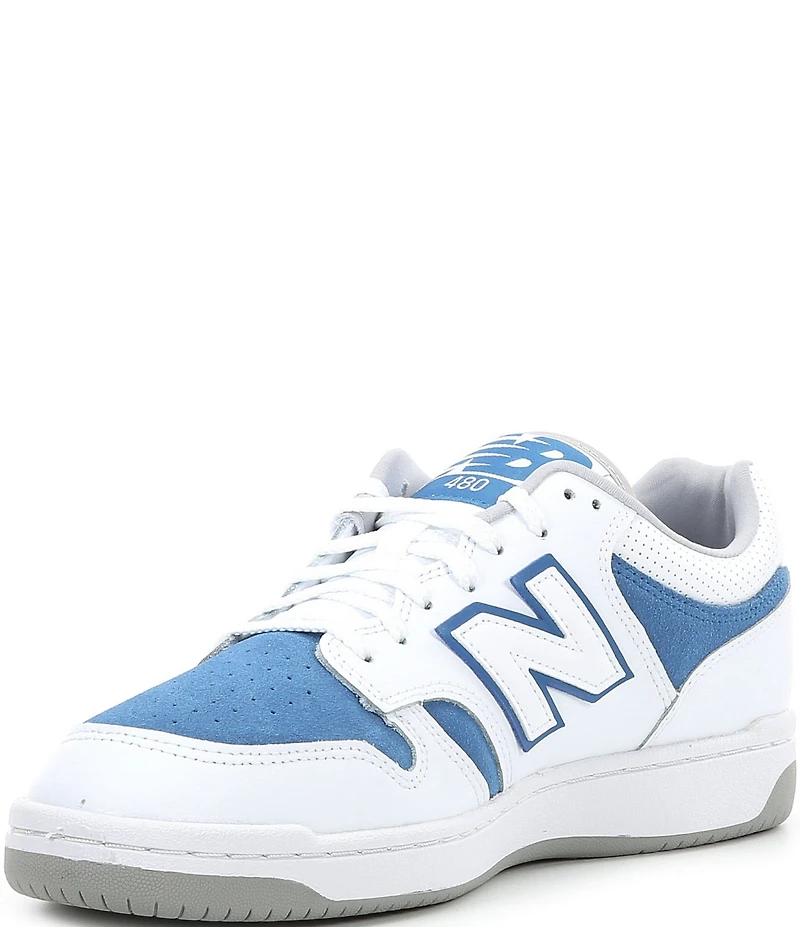 New Balance Men's 480 Leather Perforated Detail Sneakers