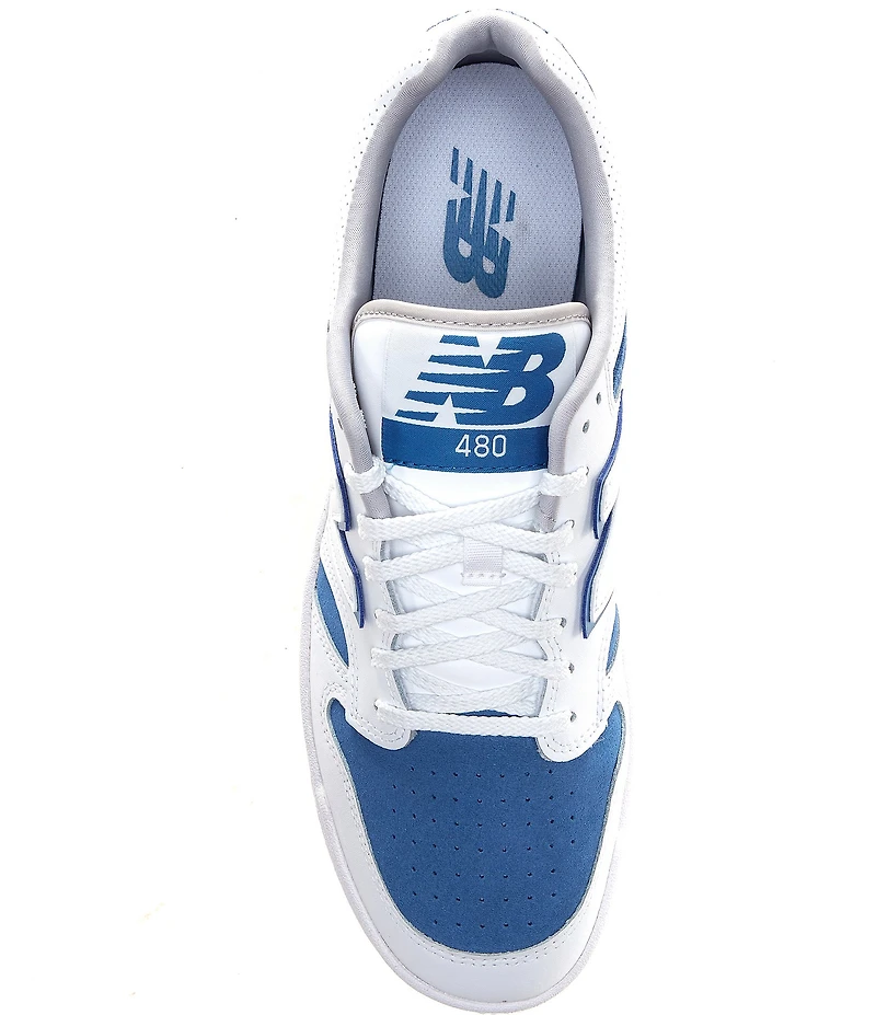 New Balance Men's 480 Leather Perforated Detail Sneakers