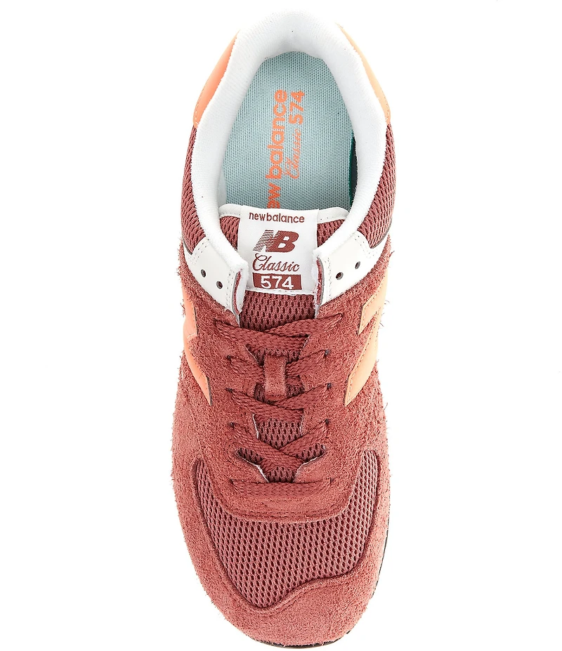 New Balance Men's 574 Suede Mesh Sneakers