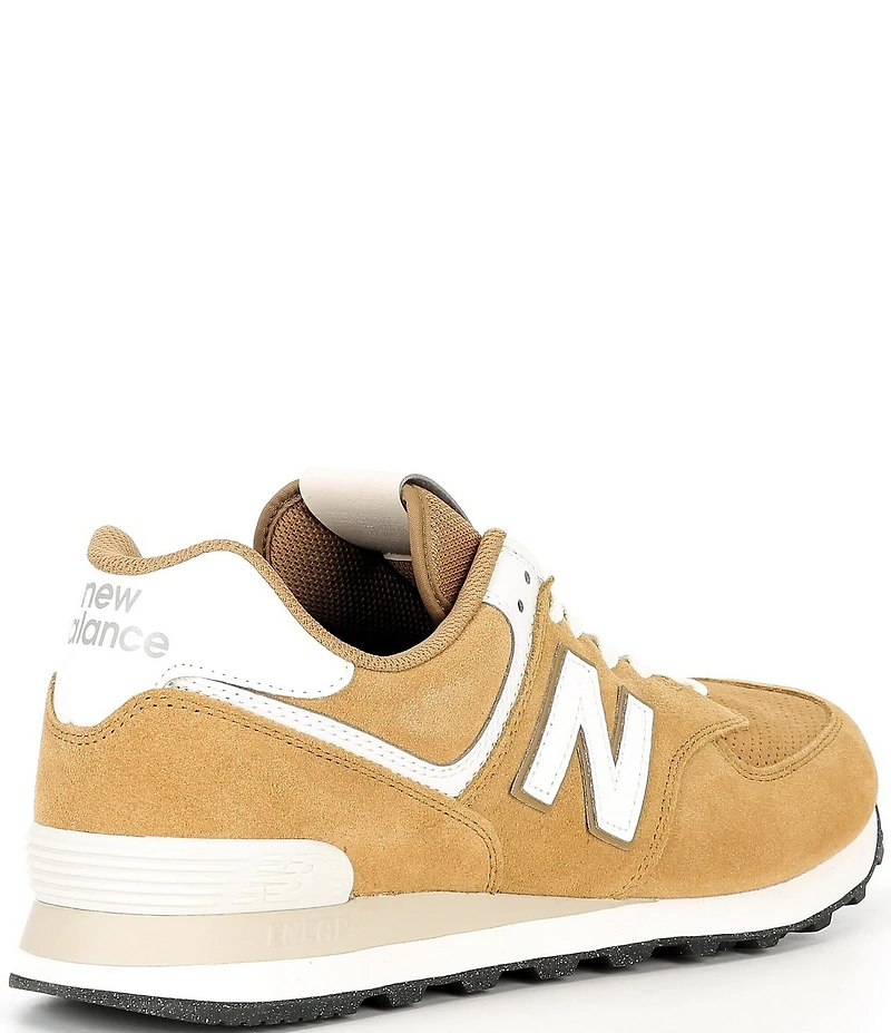 New Balance Men's 574 Suede Lace Up Sneakers