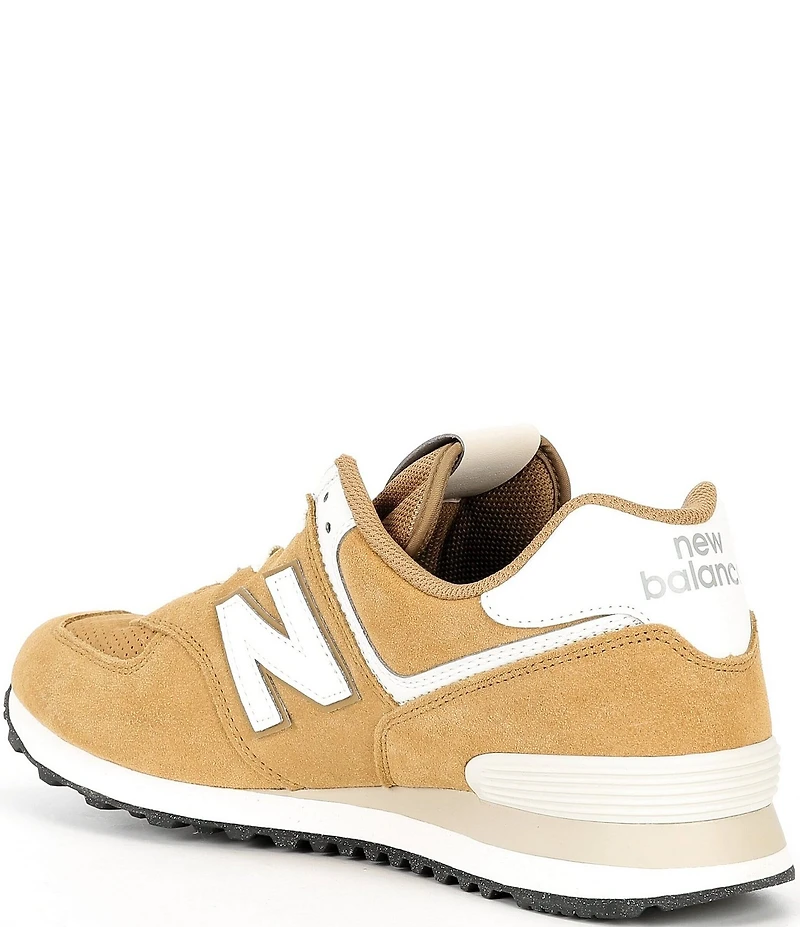 New Balance Men's 574 Suede Lace Up Sneakers