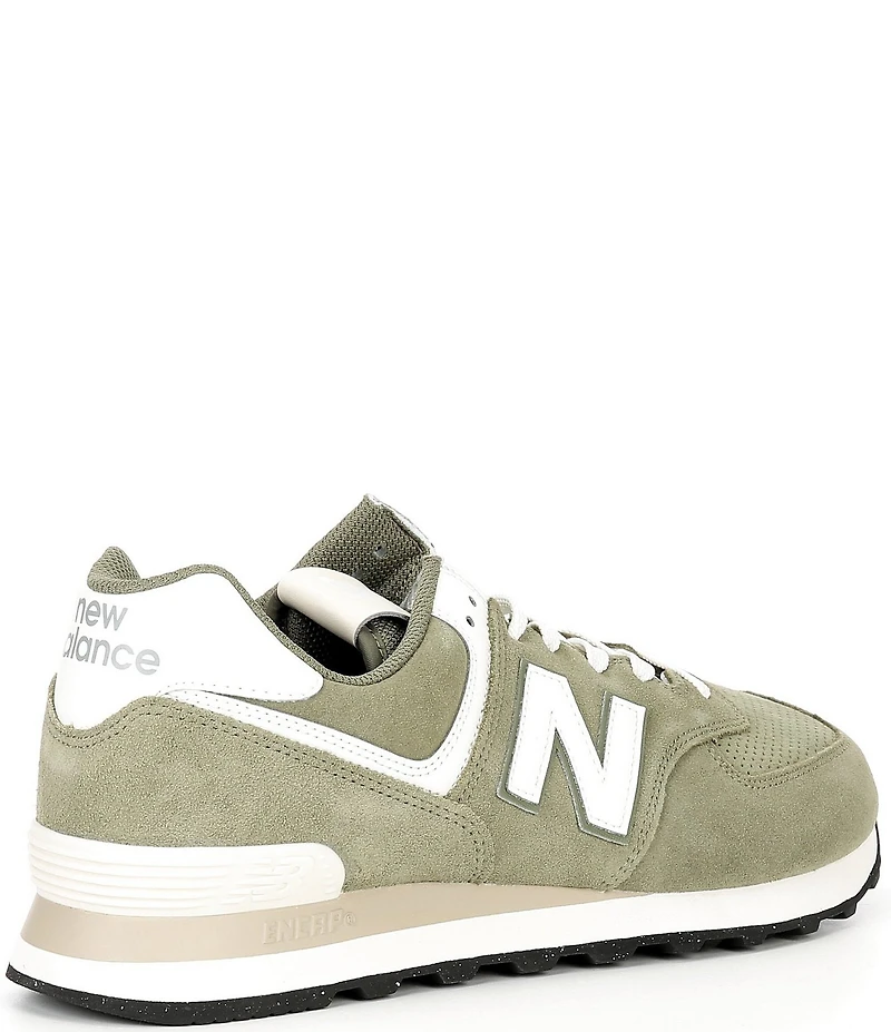 New Balance Men's 574 Suede Lace Up Sneakers