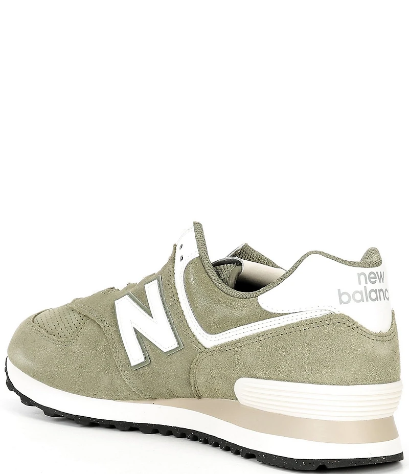 New Balance Men's 574 Suede Lace Up Sneakers