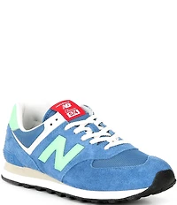 New Balance Men's 574 Suede Lace Up Sneakers