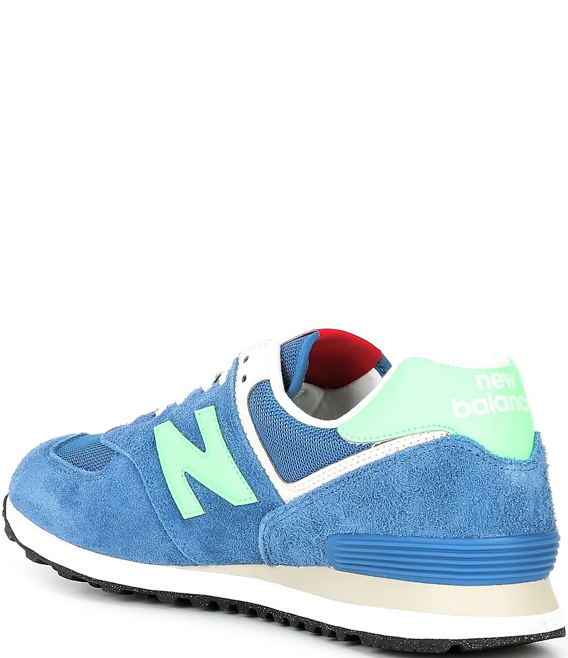 New Balance Men's 574 Suede Lace Up Sneakers