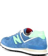 New Balance Men's 574 Suede Lace Up Sneakers