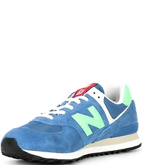 New Balance Men's 574 Suede Lace Up Sneakers