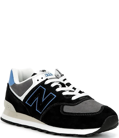 New Balance Men's 574 Suede Lace Up Sneakers