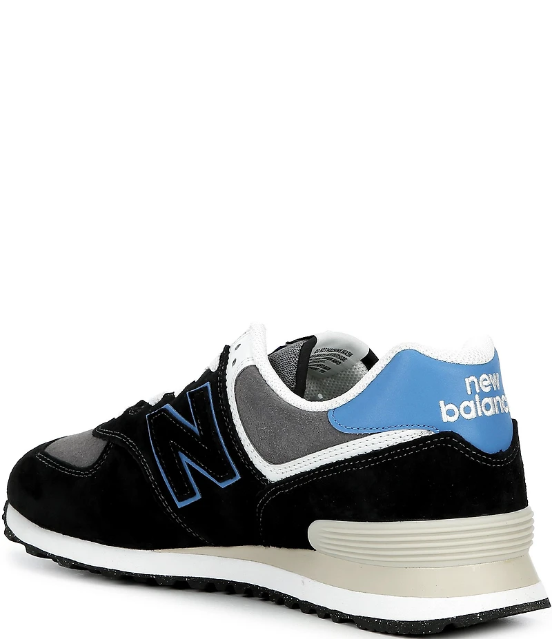 New Balance Men's 574 Suede Lace Up Sneakers