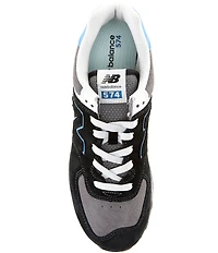 New Balance Men's 574 Suede Lace Up Sneakers