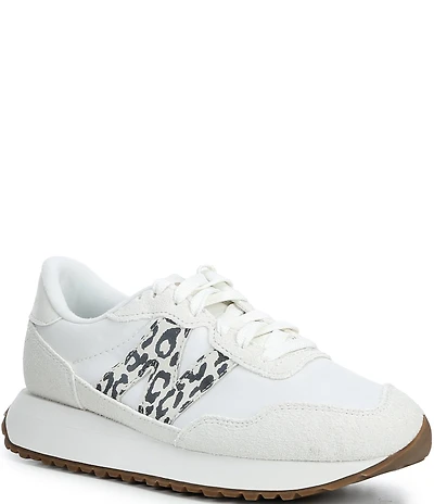 New Balance Women's 237 Leopard Logo Retro Lifestyle Sneakers