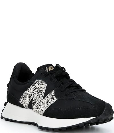 New Balance Women's 327 Animal Printed Logo Lifestyle Sneakers