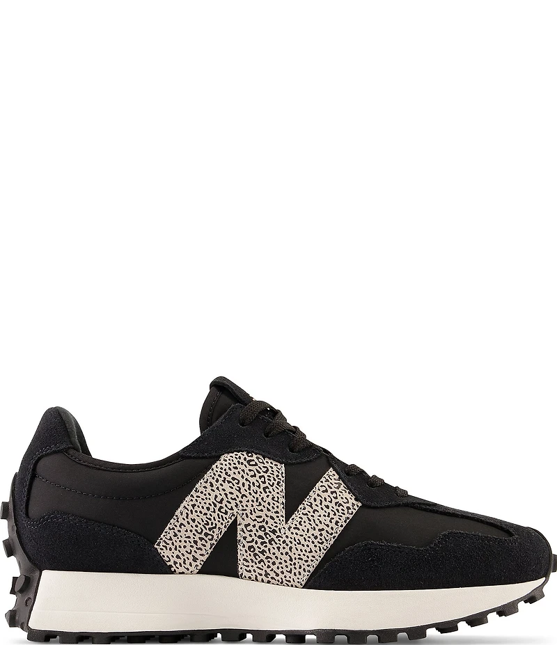 New Balance Women's 327 Cheetah Print Logo Lifestyle Sneakers