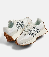 New Balance Women's 327 Leopard Logo Lifestyle Sneakers