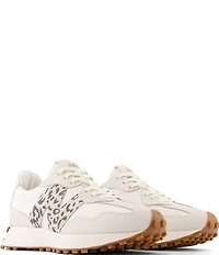 New Balance Women's 327 Leopard Logo Lifestyle Sneakers