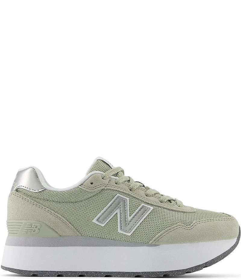 New Balance Women's 515 Metallic Logo Platform Lifestyle Sneakers