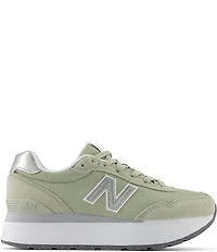 New Balance Women's 515 Metallic Logo Platform Lifestyle Sneakers