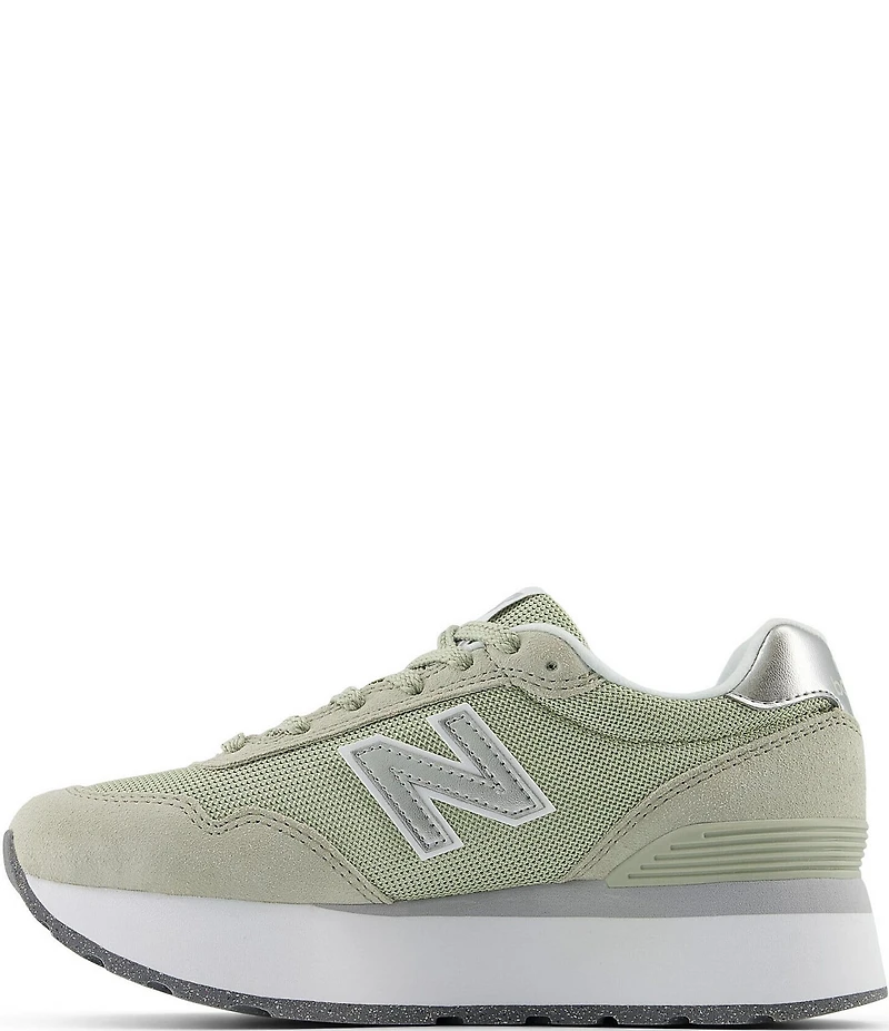 New Balance Women's 515 Metallic Logo Platform Lifestyle Sneakers