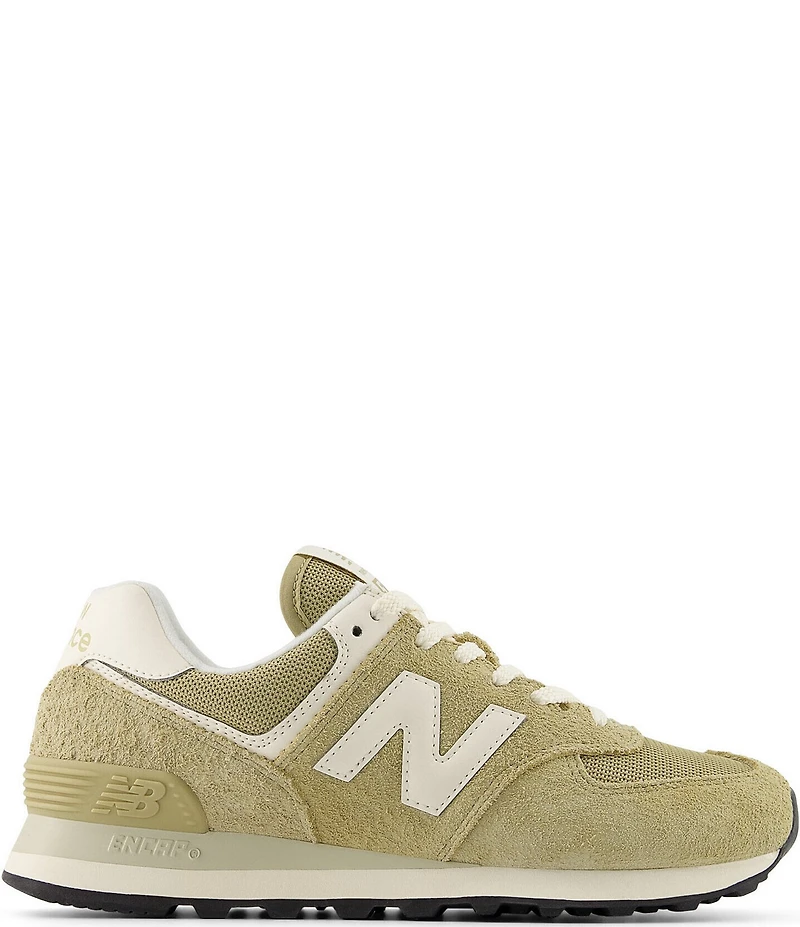 New Balance Women's 574 Hairy Suede Lifestyle Sneakers