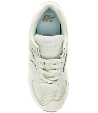 New Balance Women's 574 Suede Woven Lifestyle Sneakers