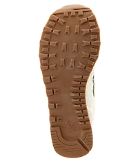 New Balance Women's 574 Suede Woven Lifestyle Sneakers