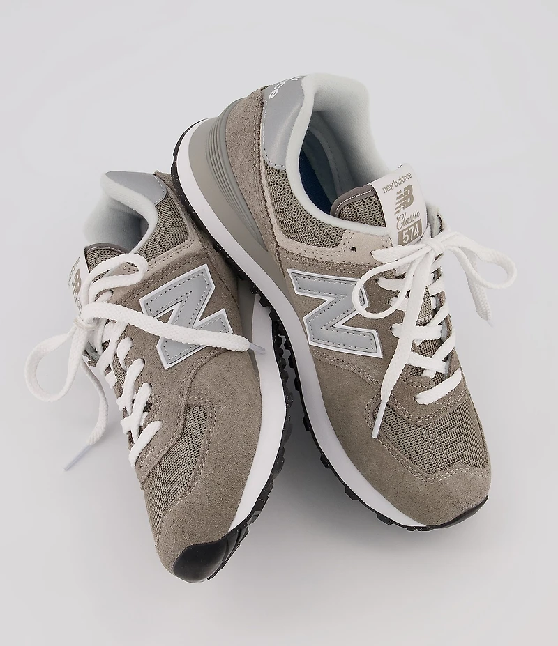 New Balance Women's 574 Suede and Mesh Retro Sneakers