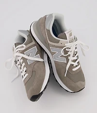 New Balance Women's 574 Suede and Mesh Retro Sneakers